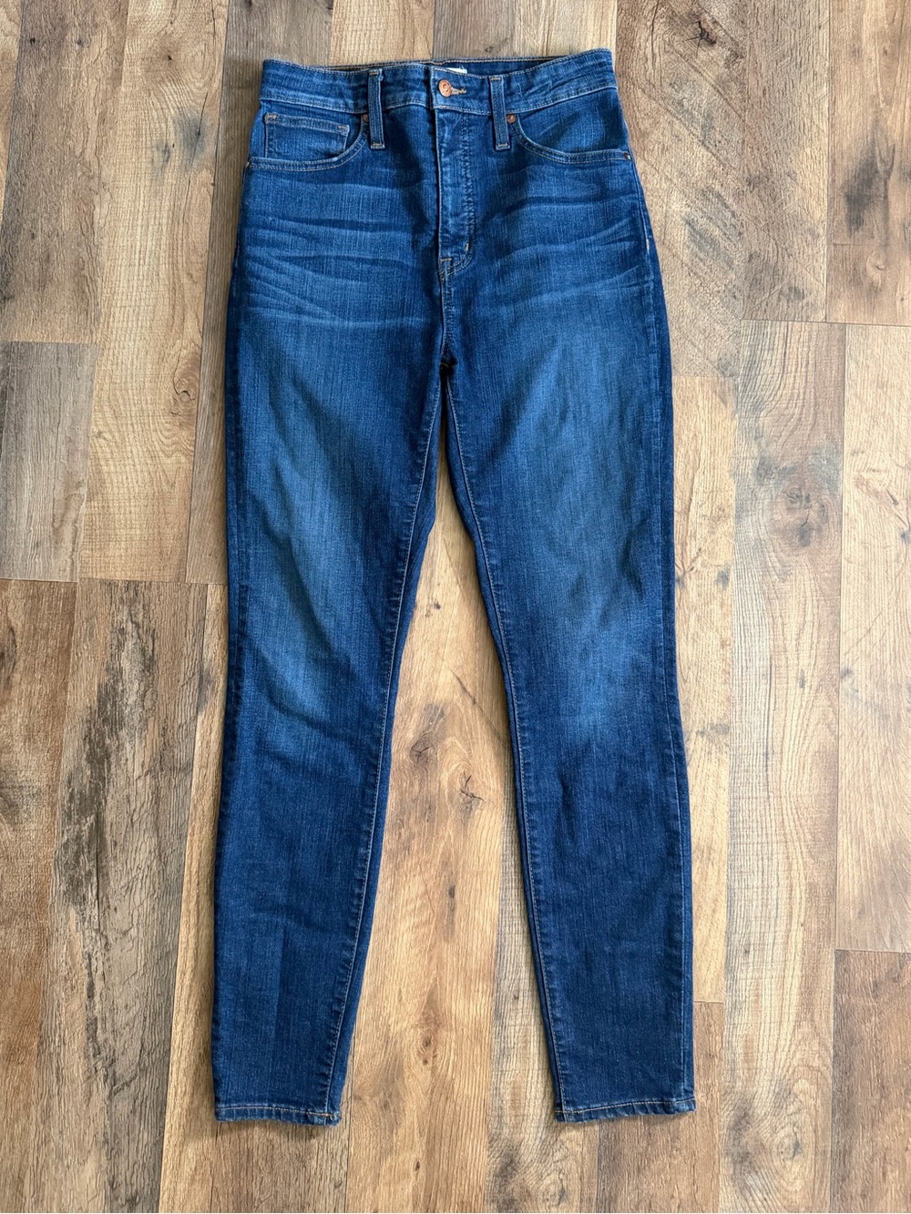 Madewell Curvy High-Rise Skinny Dark Blue Women's Jeans 28